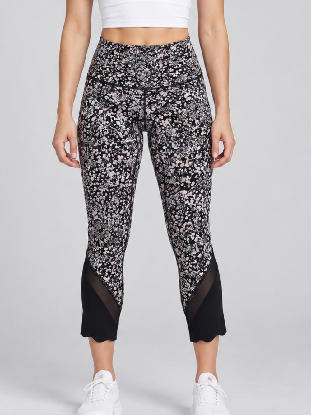 Lululemon If You’re Lucky Crop Leggings Moody Mirage Floral Size 6 AAA0191
